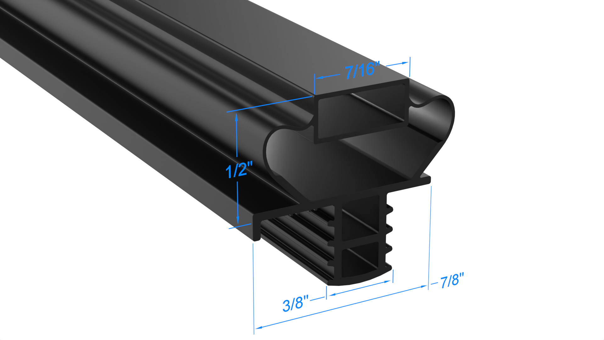 Delfield V18472 Door Gasket Part - Size 20-1/2 x 21-9/16