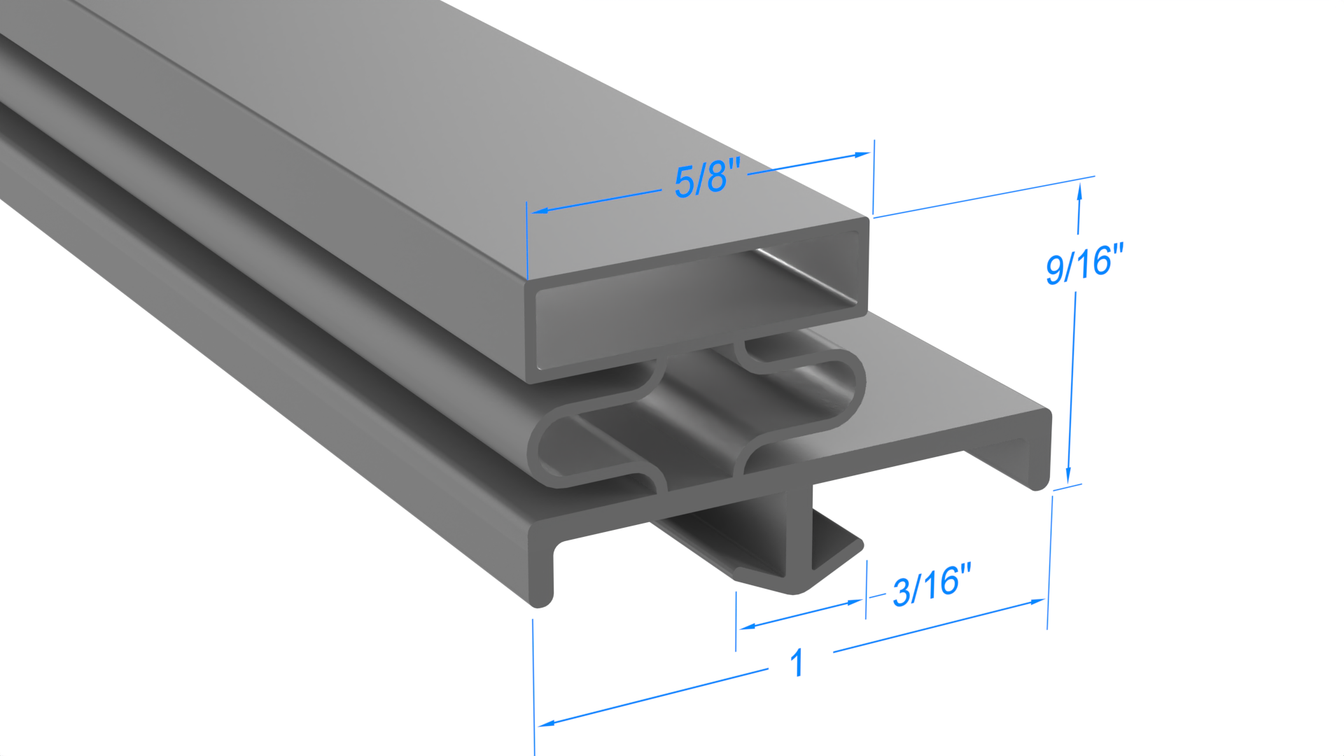 Cold Tech 25 3/8 x 26 1/8 Door Gasket - Size 25-3/8 x 26-1/8