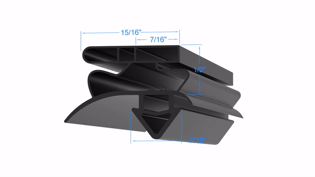 True G4SM-23 Door Gasket Part - Size 26-1/4 x 53-5/8 Compatible with True Mfg 811125