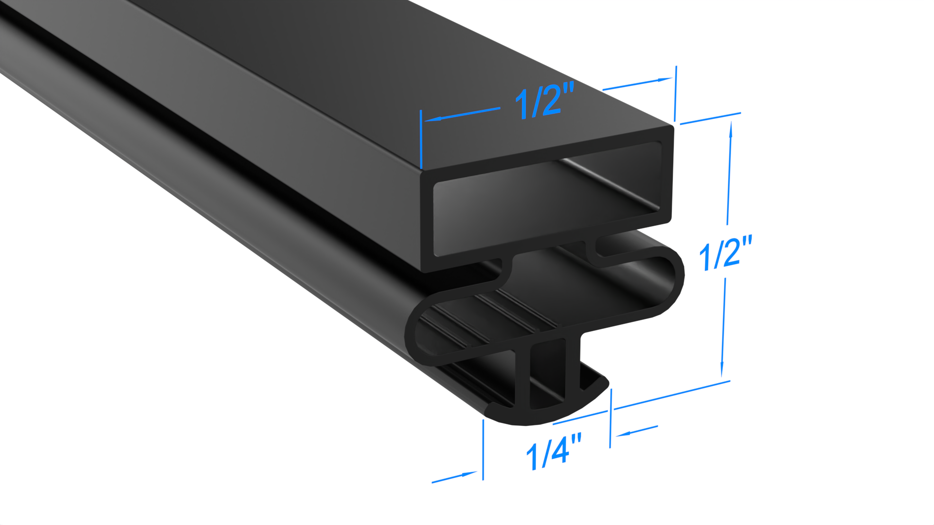 Leer 1002UA50MG Door Gasket Part - Size 27 x 46-1/4 Compatible with Leer 1490007