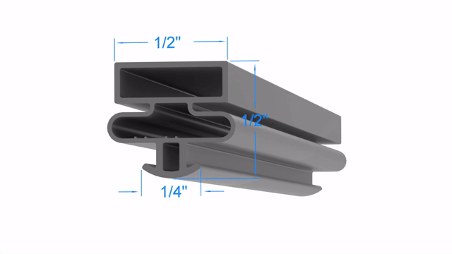 Randell IN-GSK2011 Door Gasket - Size 26-1/8 x 57-7/8 Compatible with Randell IN-GSK2011