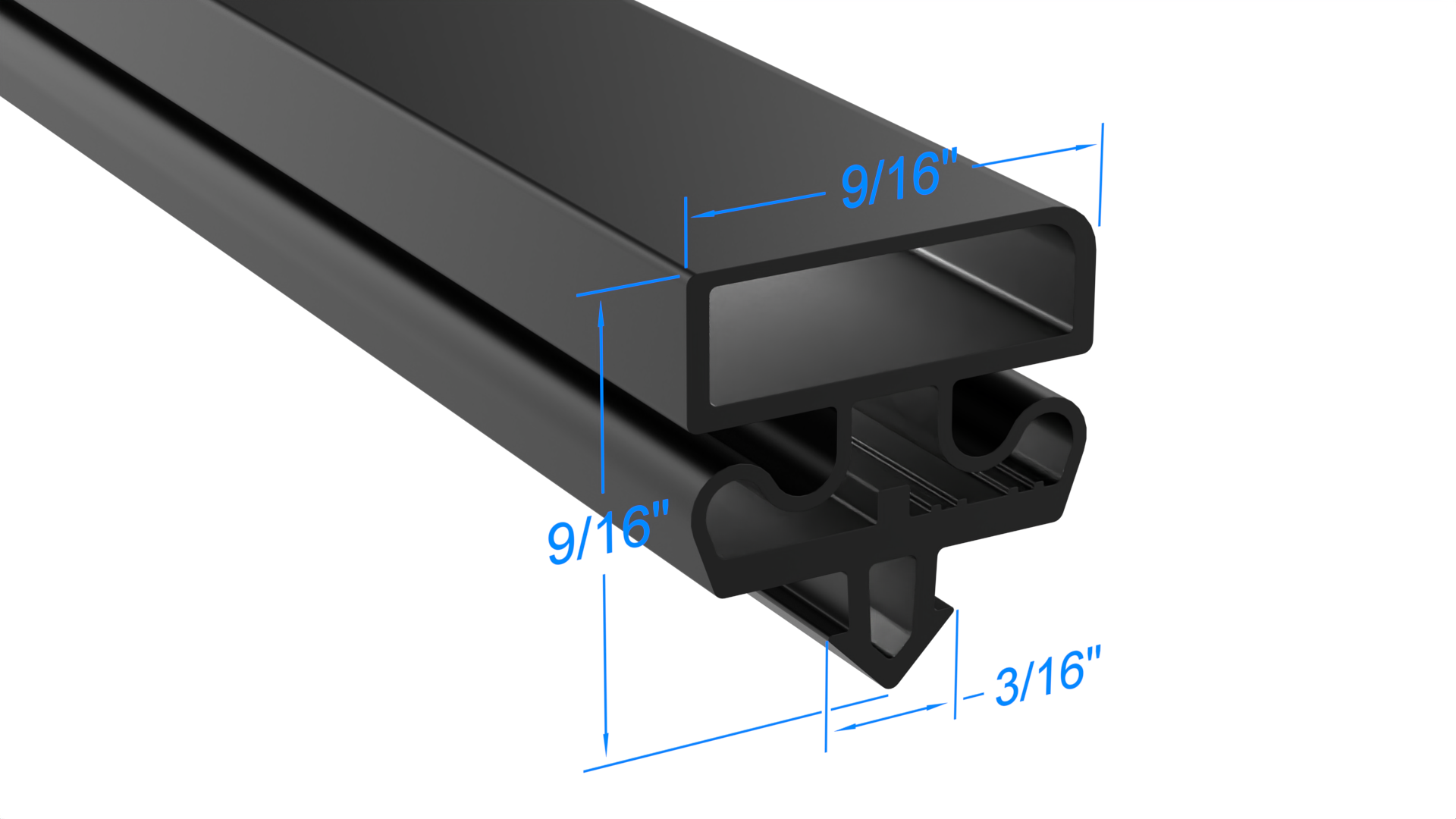 Styleline 5595BCK1 Door Gasket - Size 23 x 62-3/4 Compatible with Styleline 5595BCK1