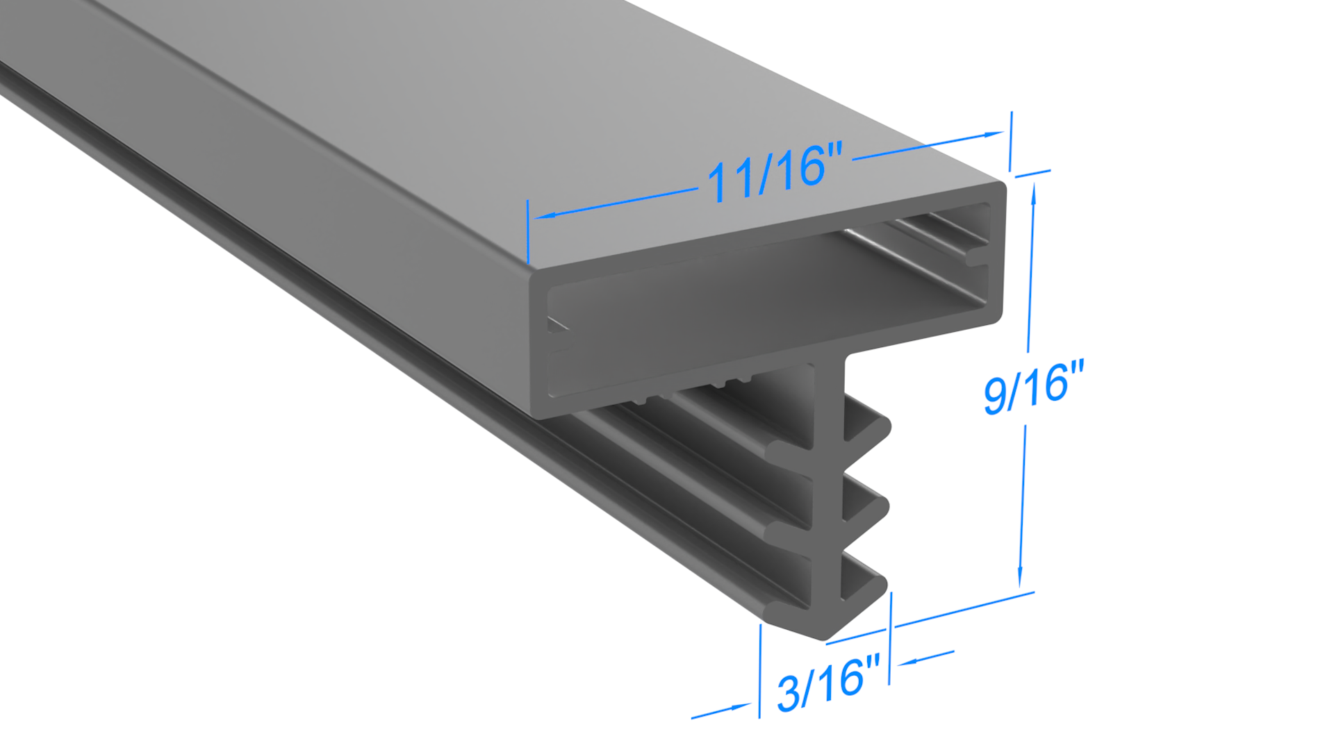 Kolpak 28 1/2 x 79 Door Gasket - Size 28-1/2 x 79 Compatible with Kolpak 12-1-2x25-1-2