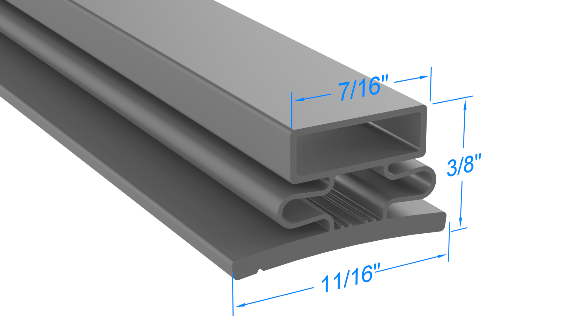 Barr NU-3078 Door Gasket - Size 30 x 78 Compatible with Barr NU-3078