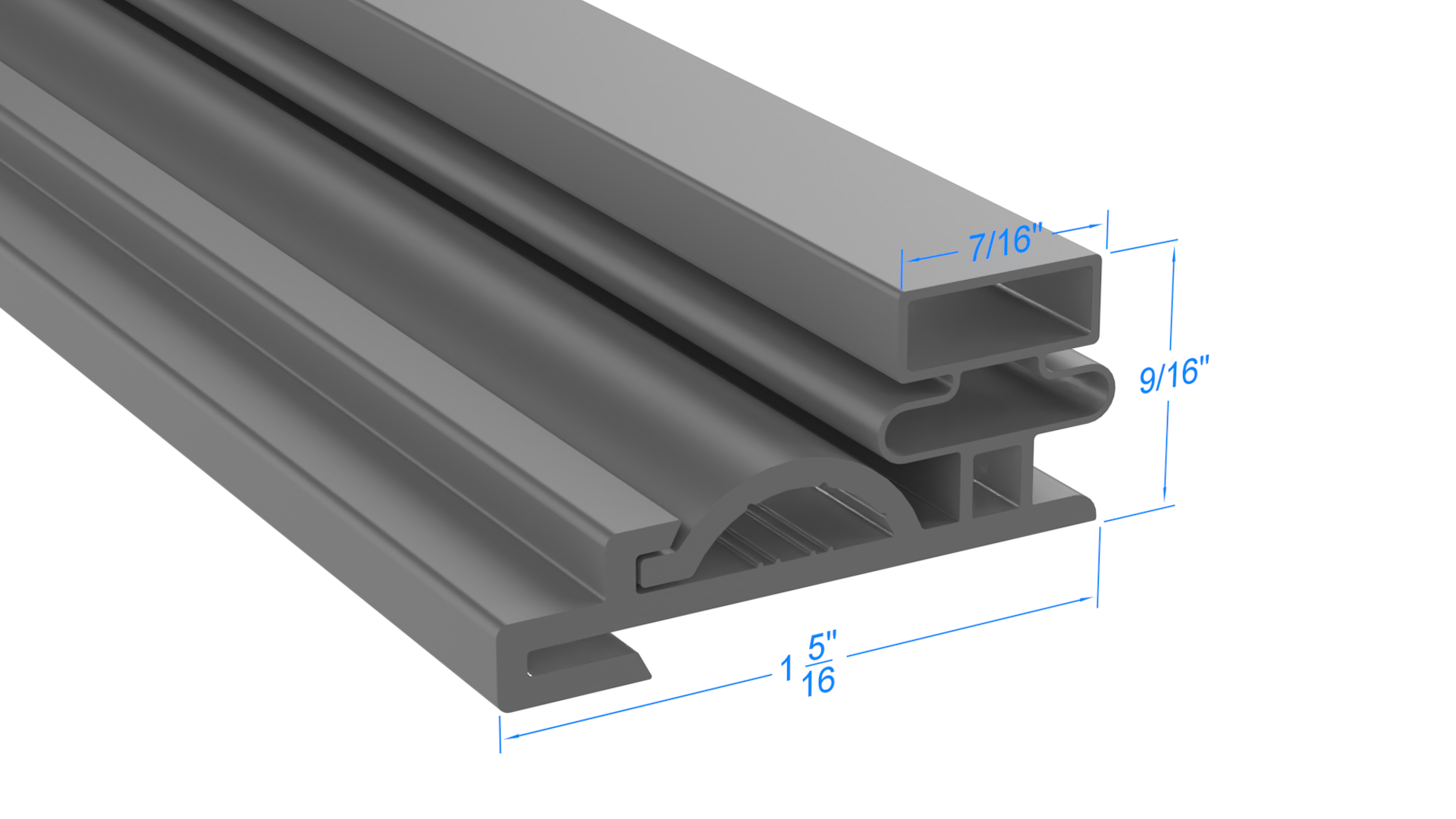 McCall 24 1/2 x 30 Door Gasket - Size 24-1/2 x 30 Compatible with McCall 30-3-8x32-1-4