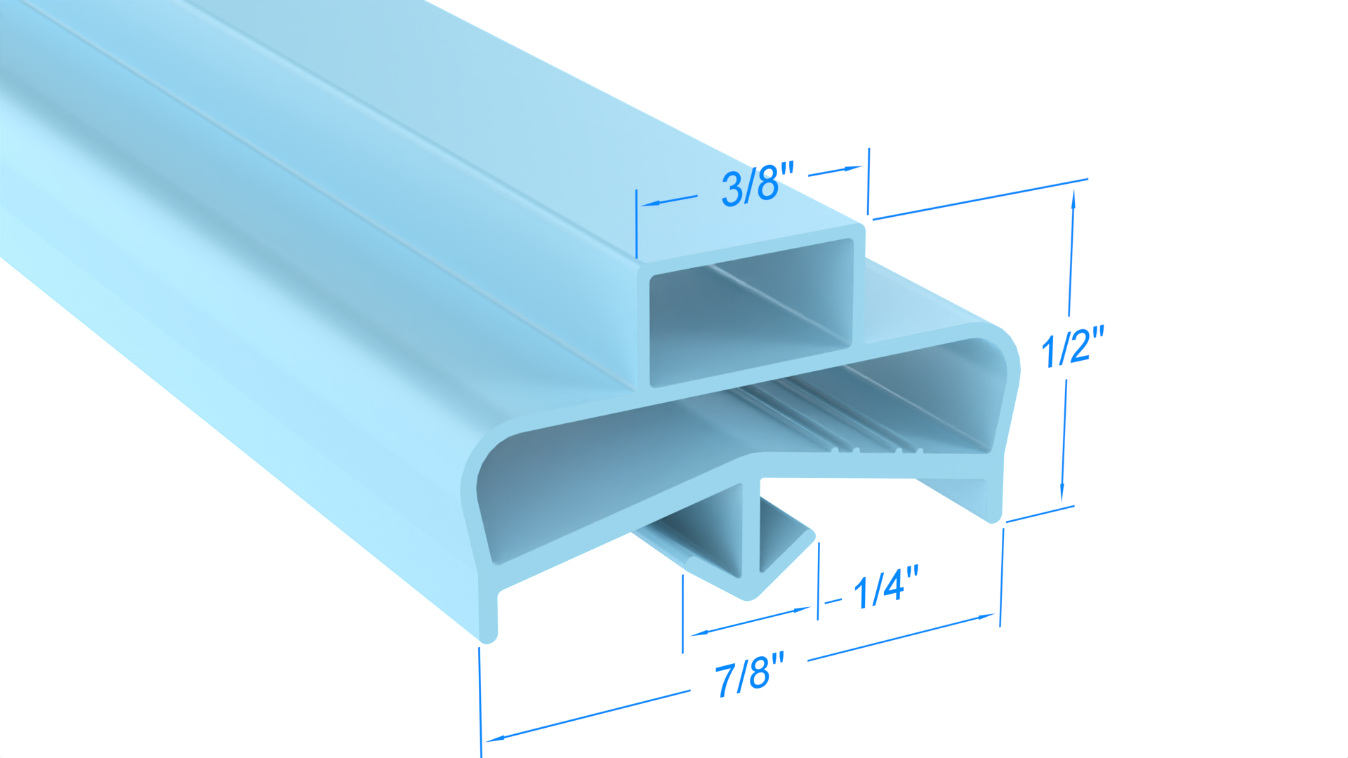 Delfield V18324 Door Gasket Part - Size 20-7/8 x 21-7/8 Compatible with Delfield 170-1070