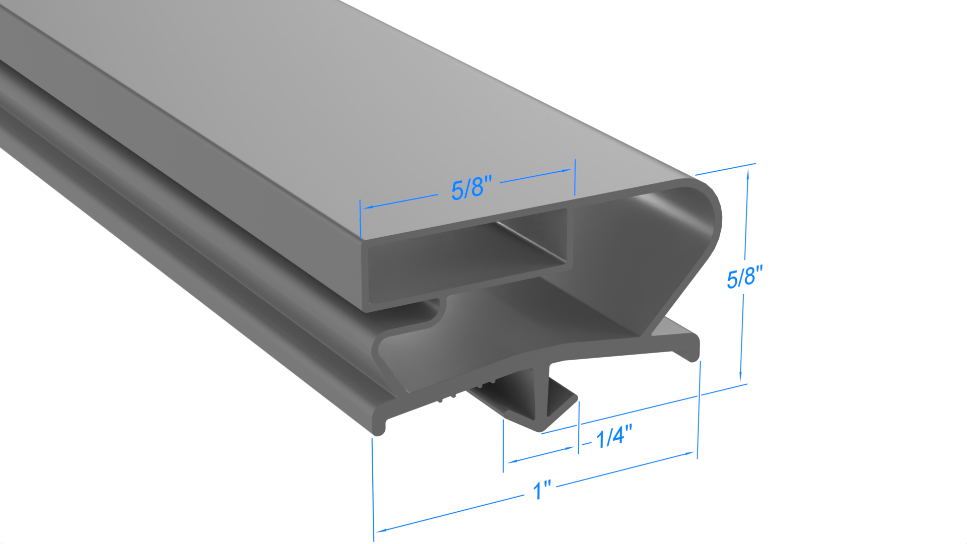 Beverage-Air EF745 Door Gasket Part - Size 23-1/8 x 62-3/4 Compatible with Beverage-Air 712-012D-02