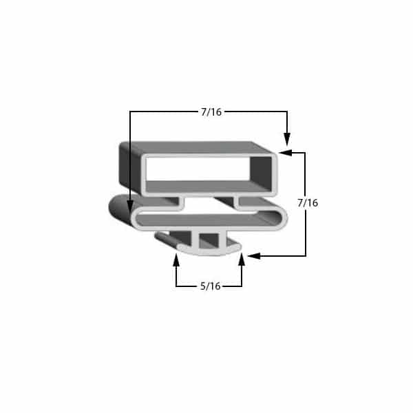 Anthony 29 7/8 x 34 1/16 Door Gasket - Size 29-7/8 x 34-1/16 Compatible with Anthony 25-9-16x60