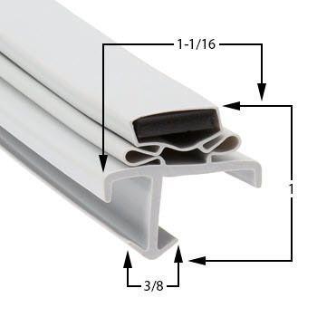 American Panel 50 x 77 1/2 Door Gasket - Size 50 x 77-1/2 Compatible with American Panel 11-1-4x22-3-4