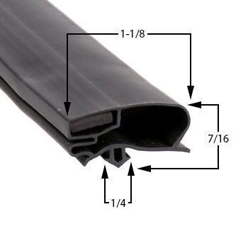 Anthony 02-14160-2062 Door Gasket - Size 35-1/16 x 62-9/16 Compatible with Anthony 02-14160-2062
