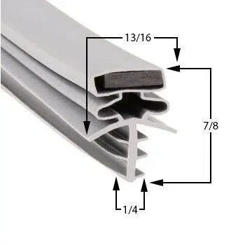Bally 3678-4-L Door Gasket Part - Size 37-1/2 x 77-5/8 Compatible with Bally 54117