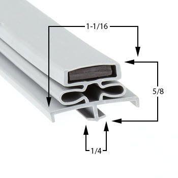 Traulsen RDT232NUTHHS Door Gasket Part - Size 21-1/2 x 29-1/2 Compatible with Traulsen SER-09502-00