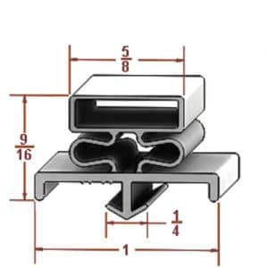 Delfield 1701098 Door Gasket - Size 23-3/8 x 15-13/16