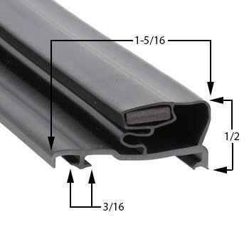 Ardco 13199-P44 Door Gasket - Size 23-1/8 x 29-7/8 Compatible with Ardco 13199-P44