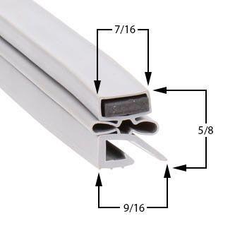 Delfield 170-1077 Door Gasket - Size 13 x 29-1/2