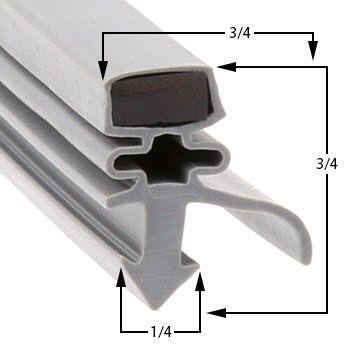 Silver King 10310-53 Door Gasket - Size 10 x 28-1/2 Compatible with Silver King 10310-53