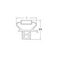 Delfield 403 Door Gasket Part - Size 24-3/4 x 27-1/2
