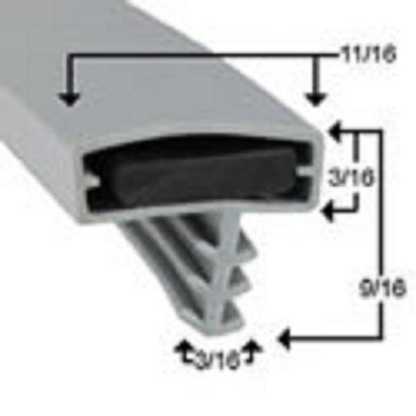 Vollrath 25568-1075 Door Gasket - Size 78 x 38-1/4 Compatible with Vollrath 25568-1075
