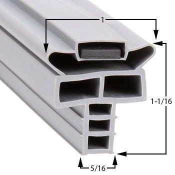Randell 9045KM Door Gasket Part - Size 24-1/4 x 24-1/4 Compatible with Randell IN-GSK1030