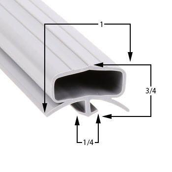 Vulcan-Hart 24 1/2 x 79 Door Gasket - Size 24-1/2 x 79 Compatible with Vulcan-Hart 24-1-2x79