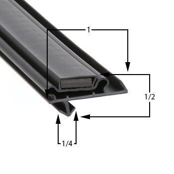 Anthony 21 3/4 x 50 3/4 Door Gasket - Size 21-3/4 x 50-3/4 Compatible with Anthony 25x28-1-4