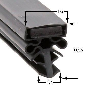Traulsen G11010 Door Gasket Part - Size 22-1/2 x 59-1/2 Compatible with Traulsen 341-41448-02