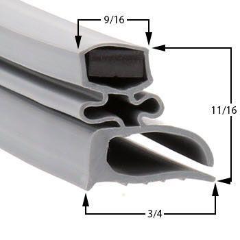 Progressive 1711-119 Door Gasket - Size 24 x 23 Compatible with Progressive-Golden Chef 1711-119
