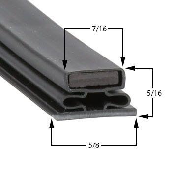 Ardco 30 x 60 Door Gasket - Size 30 x 60 Compatible with Ardco 55-3-16x82-15-16