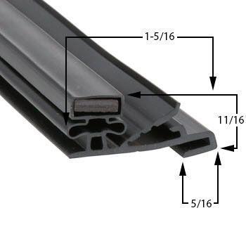 Styleline 29 3/4 x 62 3/4 Door Gasket - Size 29-3/4 x 62-3/4 Compatible with Styleline 29-5-16x25